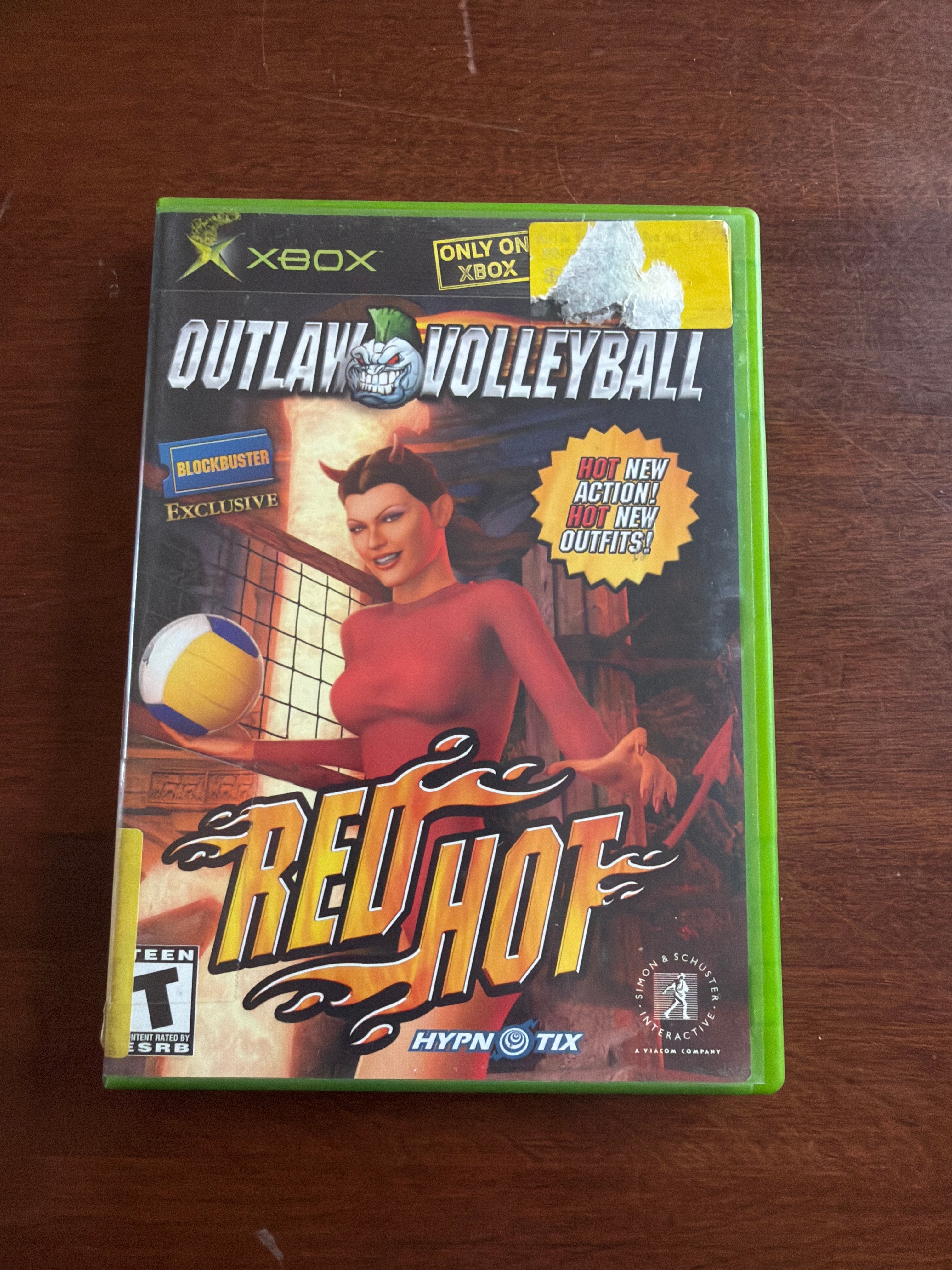 Outlaw Volleyball Red Hot CIB for Xbox