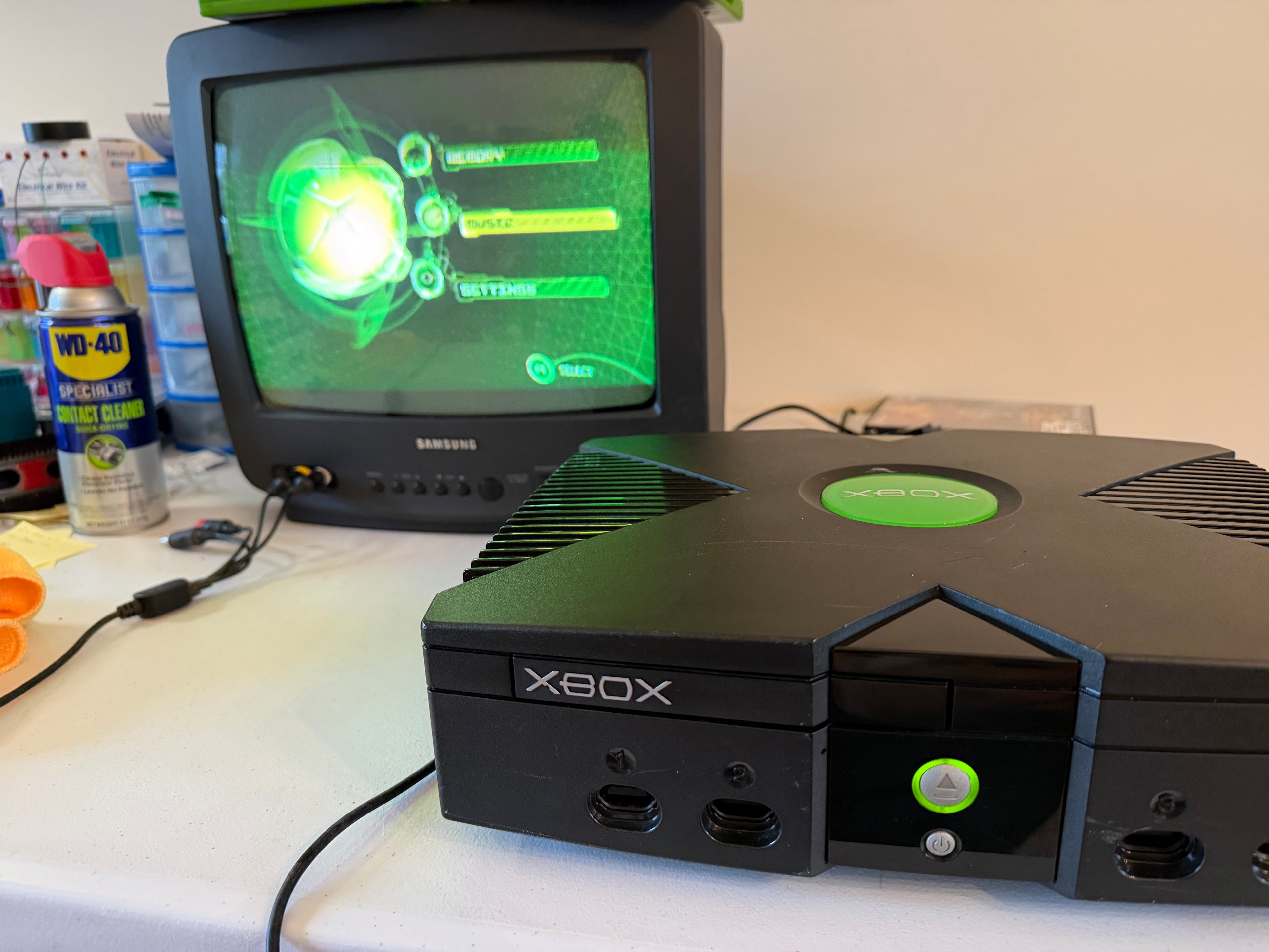 Original Xbox Repaired, Cleaned, Tested & Working! Console & Cables only