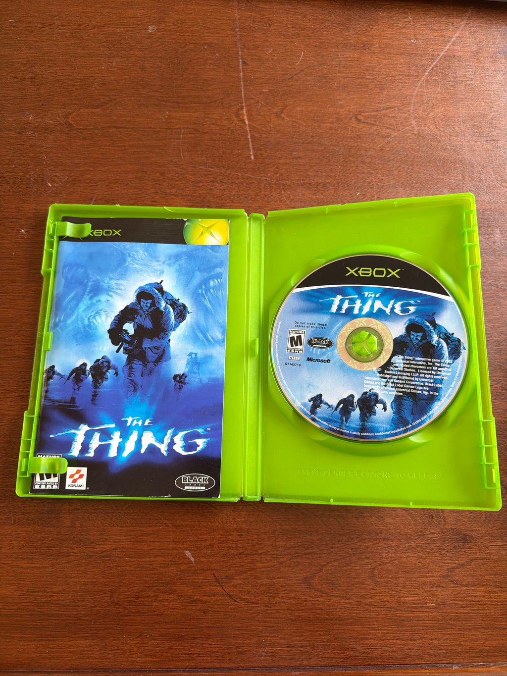 The Thing CIB for Xbox