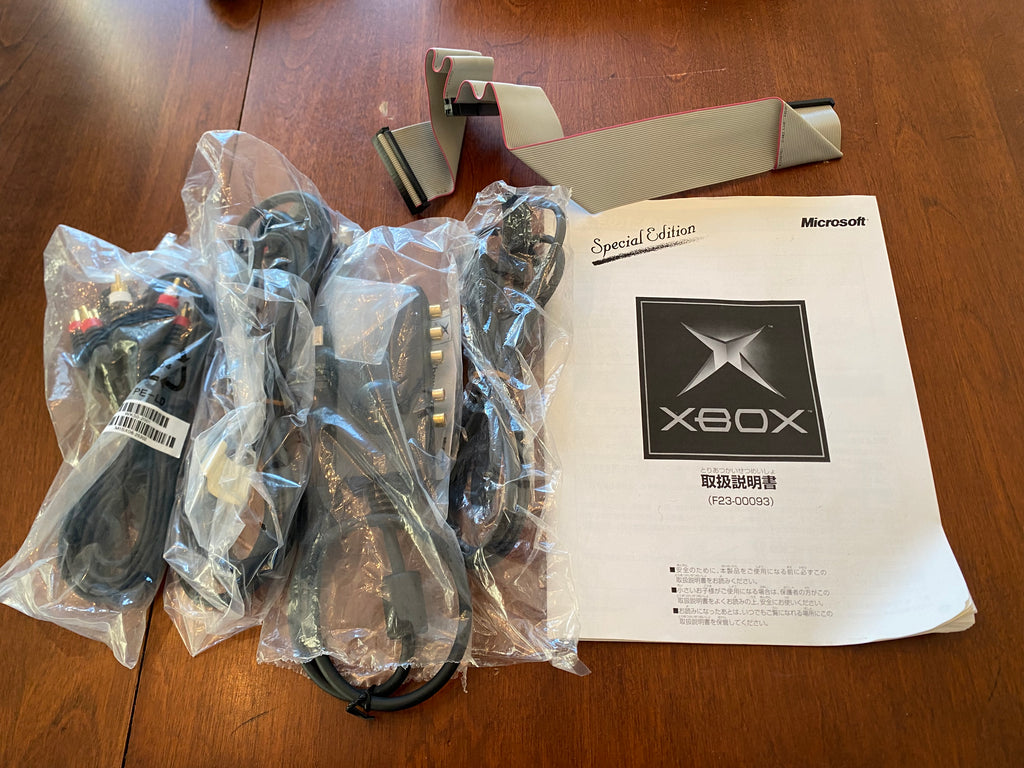 Rare OG Japanese Exclusive “Skeleton” Xbox w/ OG controller & box