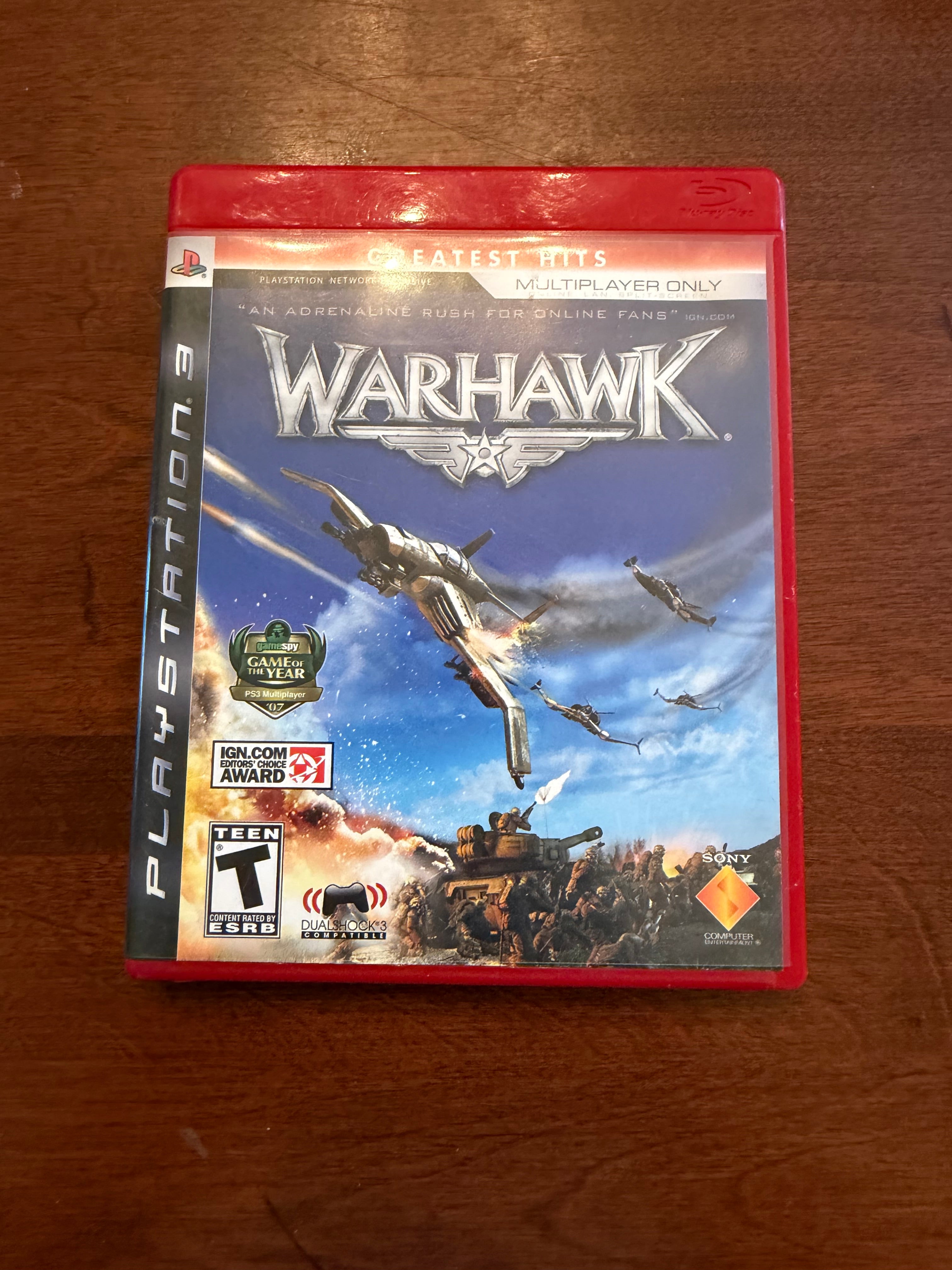 Warhawk greatest hits CIB for the PlayStation 3￼