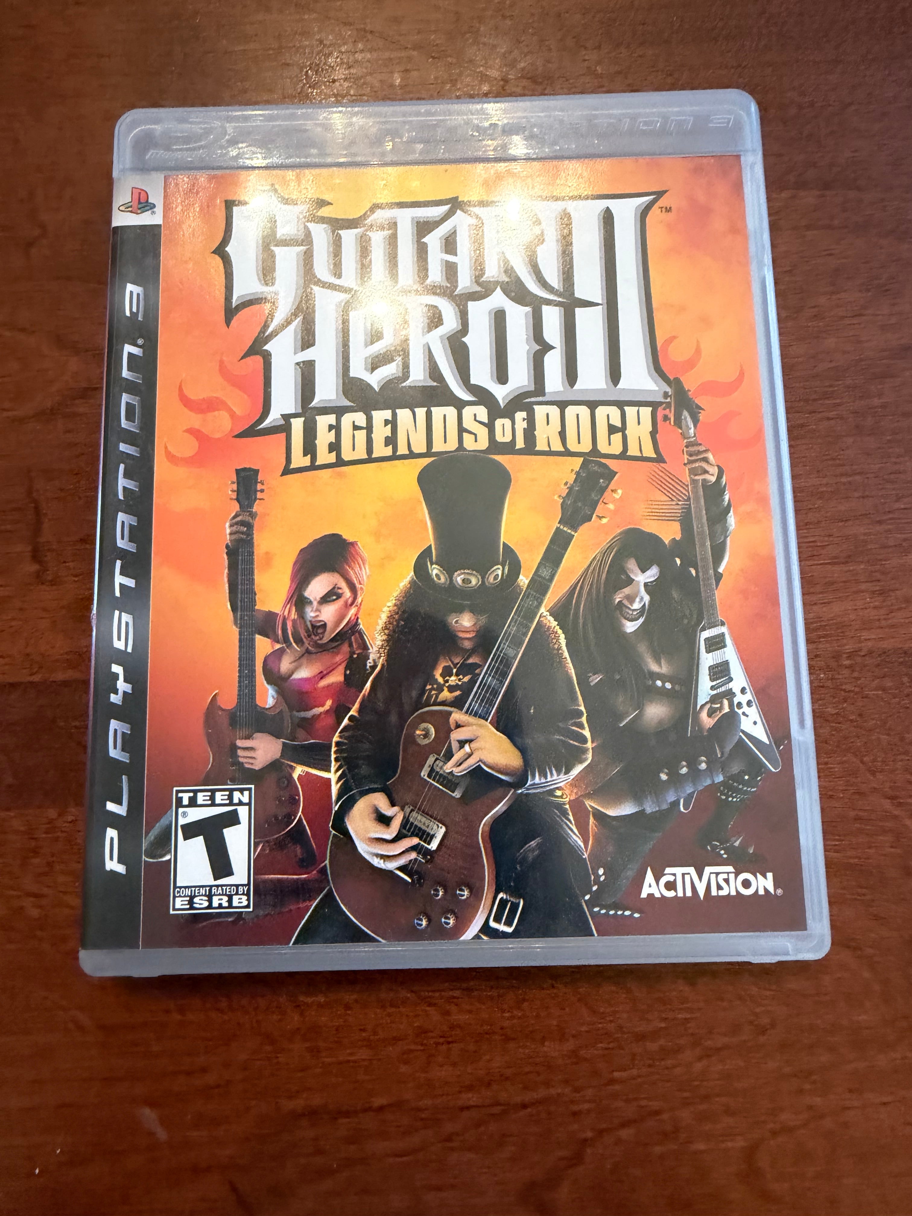 Guitar Hero III Legends of Rock CIB for the PlayStation 3￼