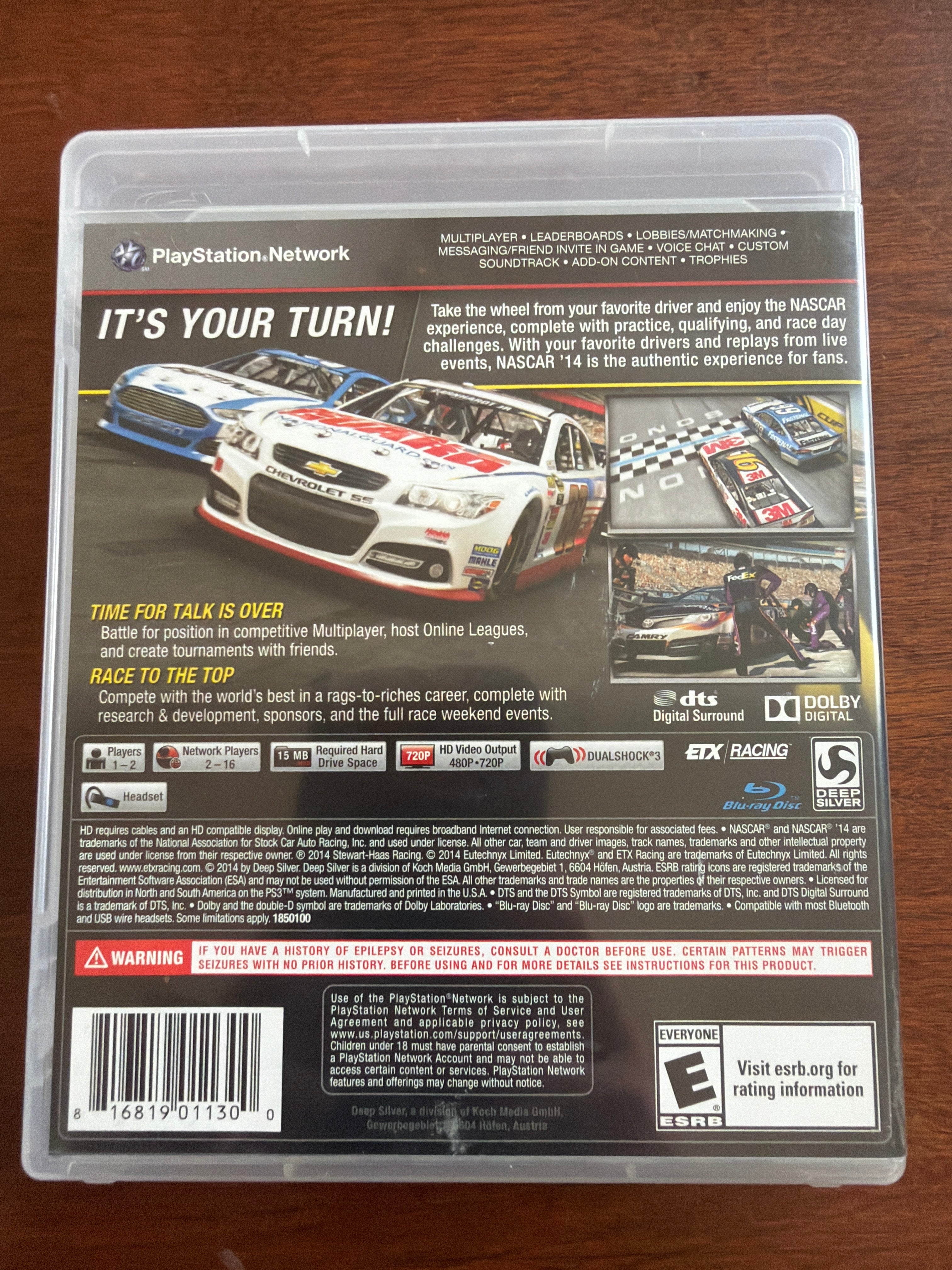 NASCAR 14 CIB for the PS3