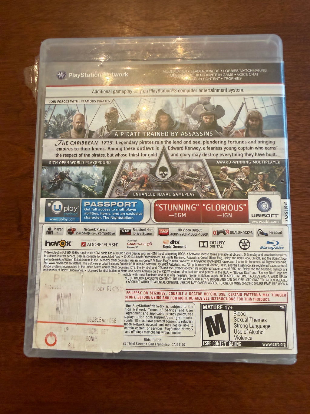 Assassin’s Creed IV Black Flag CIB for the PlayStation 3￼