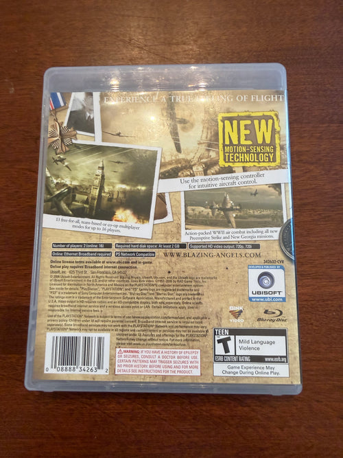Blazing Angels Squadrons of WWII CIB for the PlayStation 3￼