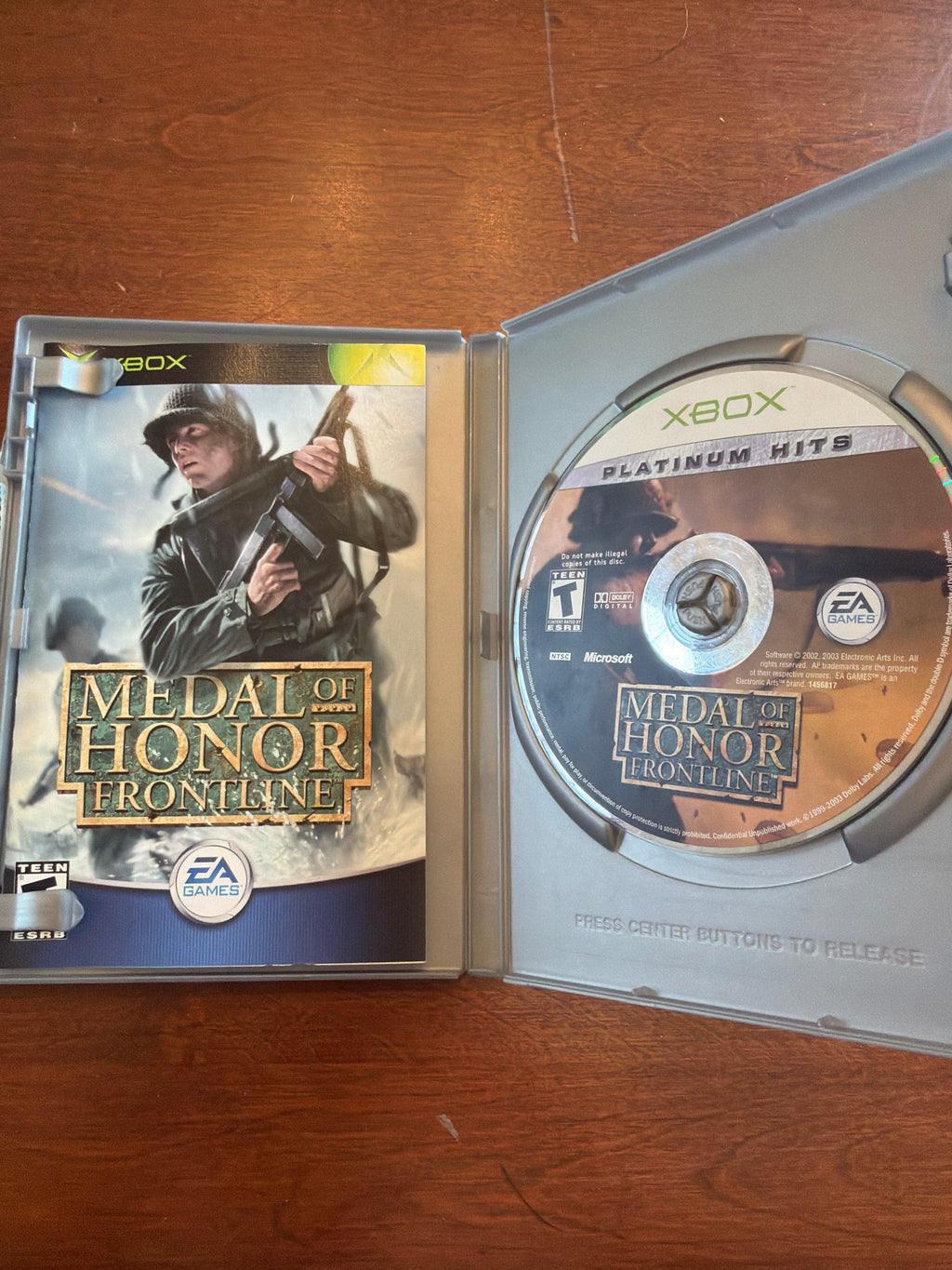 Medal of Honor Frontline Platinum Hits CIB for Xbox
