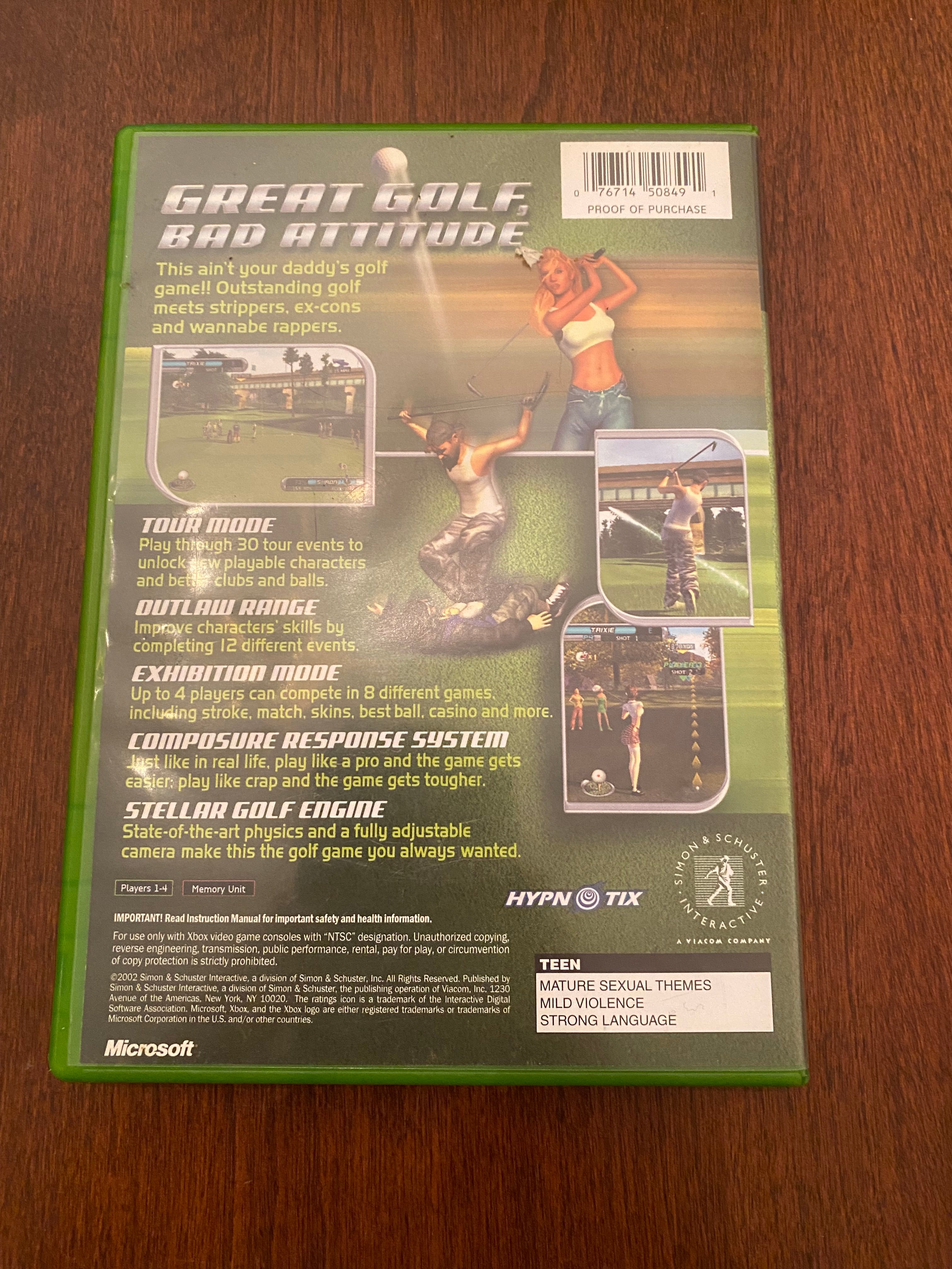 Outlaw Golf CIB for Xbox