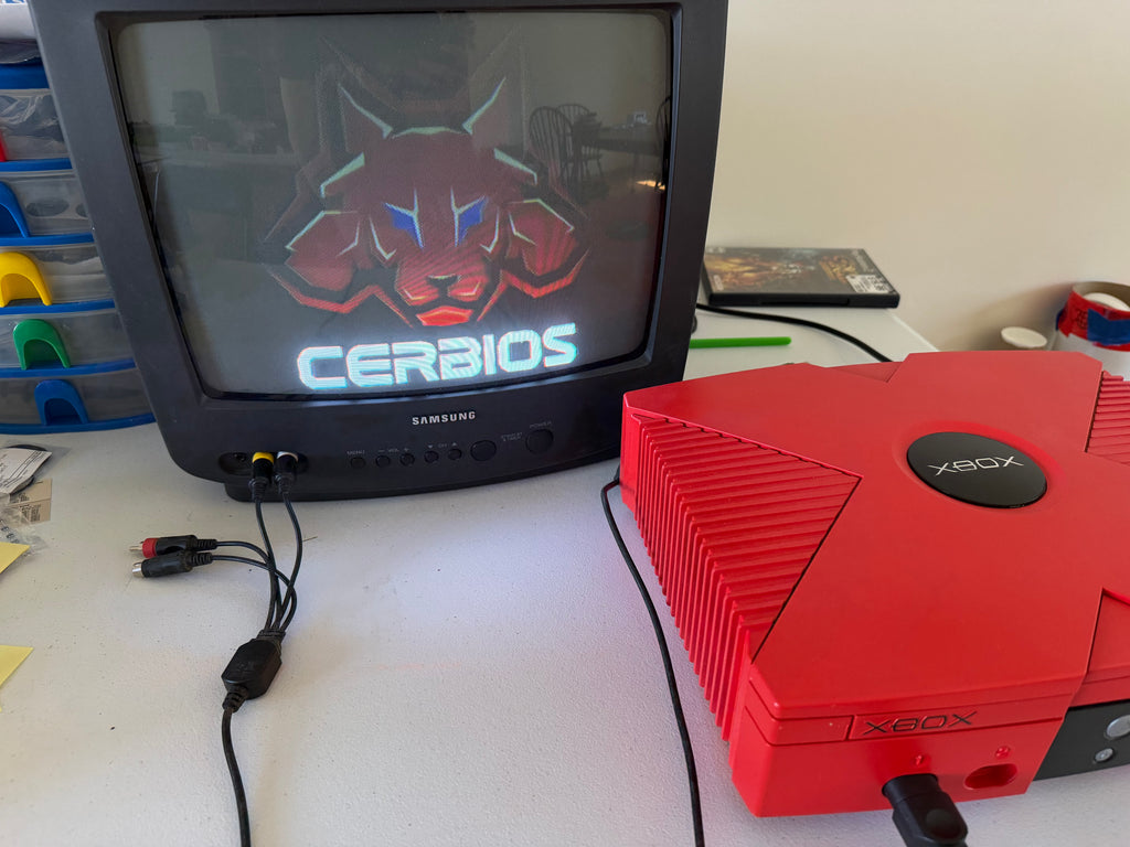 Custom Red Xbox w/ 2TB HDD