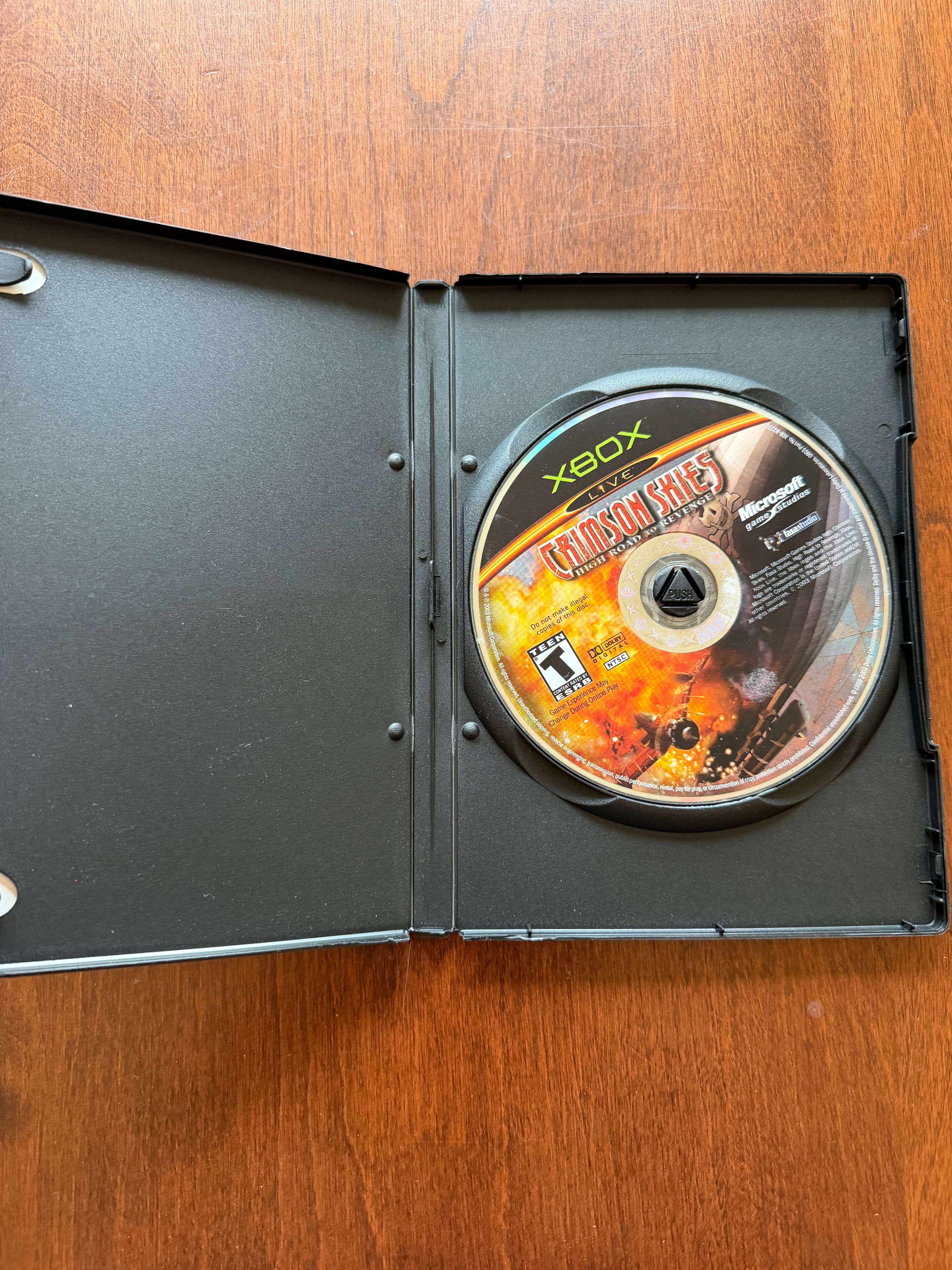 Crimsons Skies for the OG Xbox