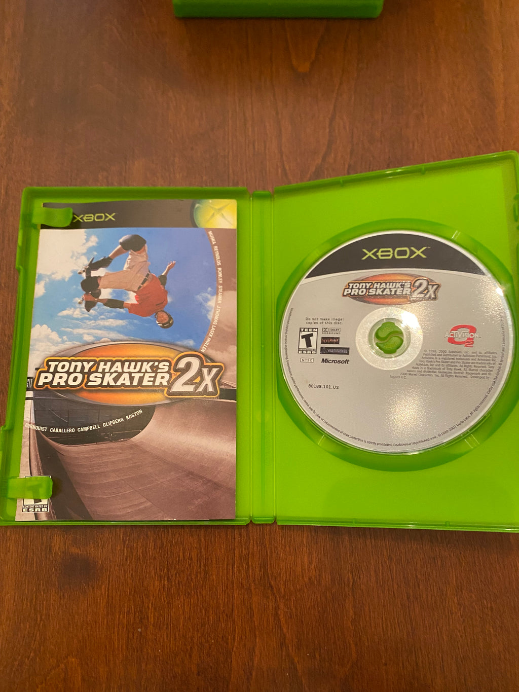 Tony Hawks Pro Skater 2x for Xbox CIB