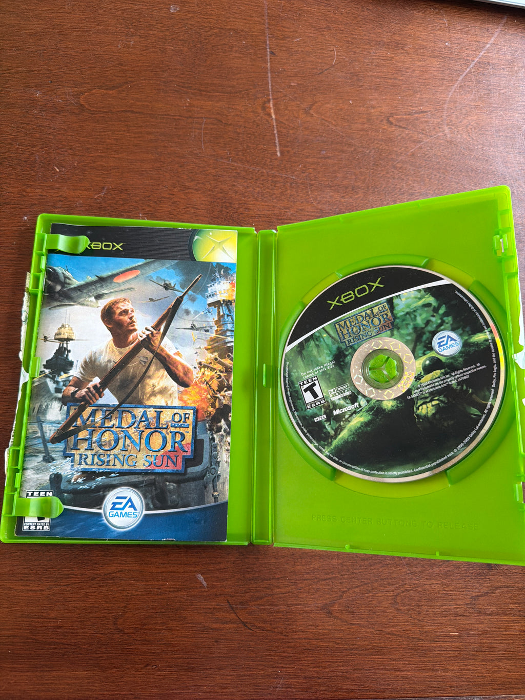 Medal of Honor Rising Sun CIB for Xbox