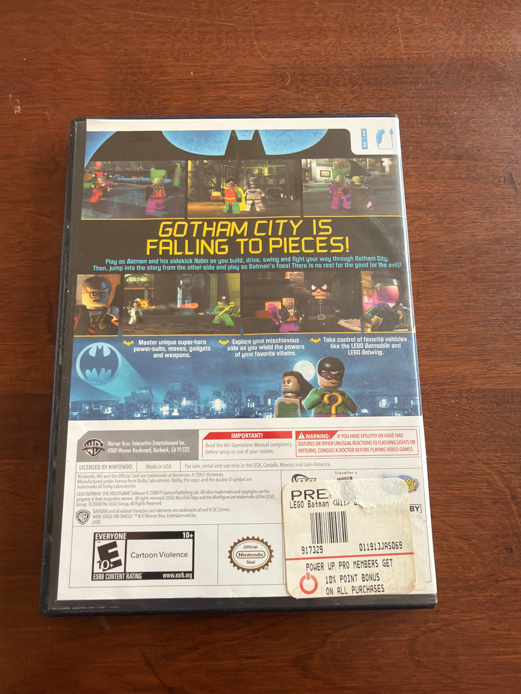 Lego Batman for the WII