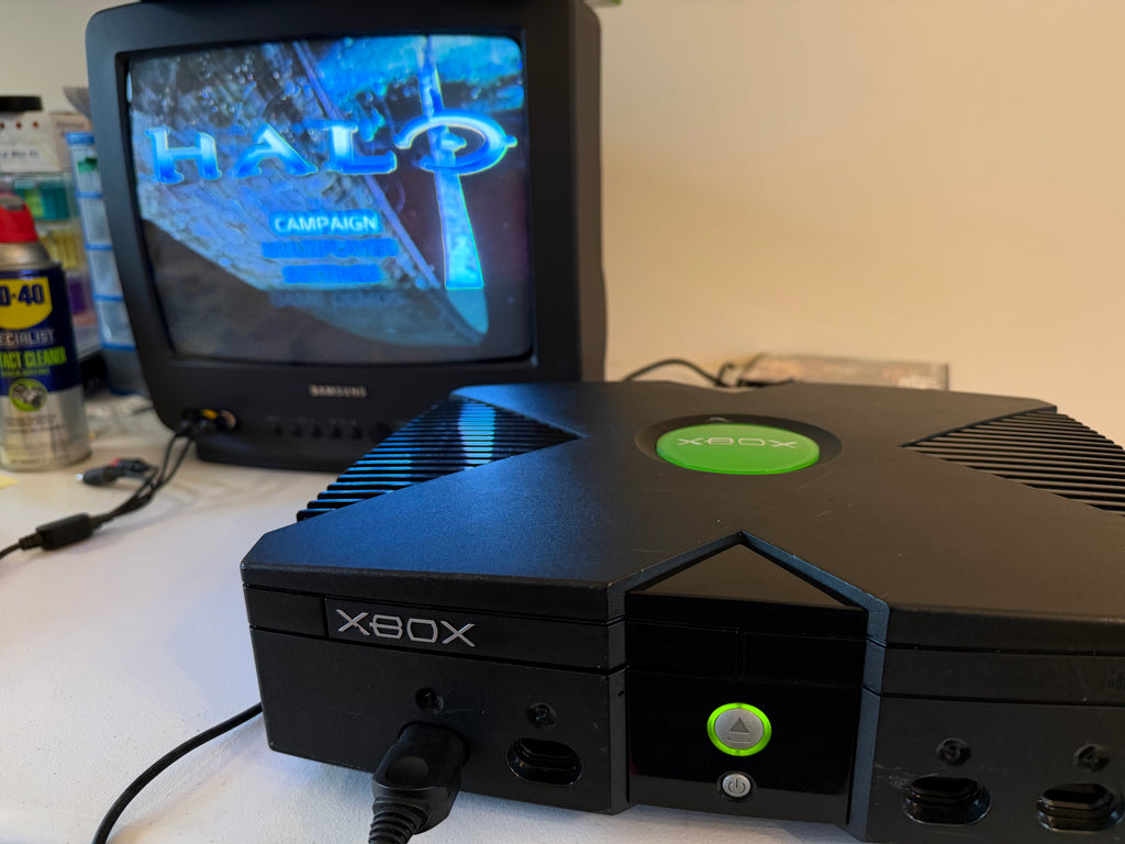 Original Xbox Repaired, Cleaned, Tested & Working! Console & Cables only