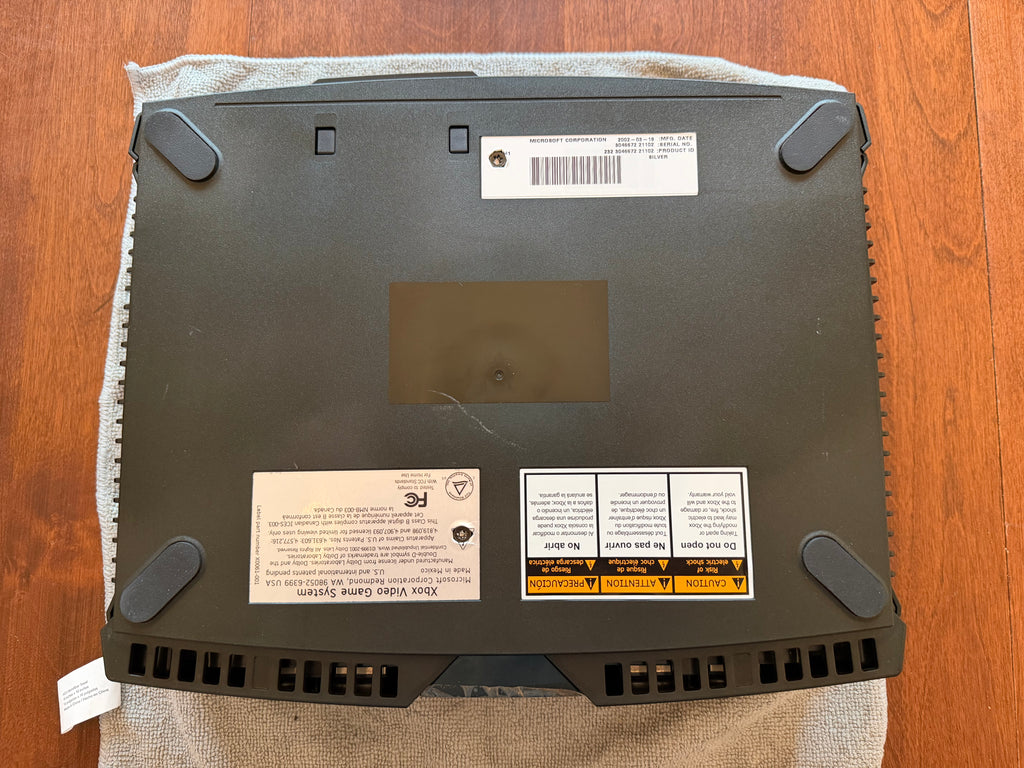 Original Xbox Repaired, Cleaned, Tested & Working! Console & cables only. Please read desc.