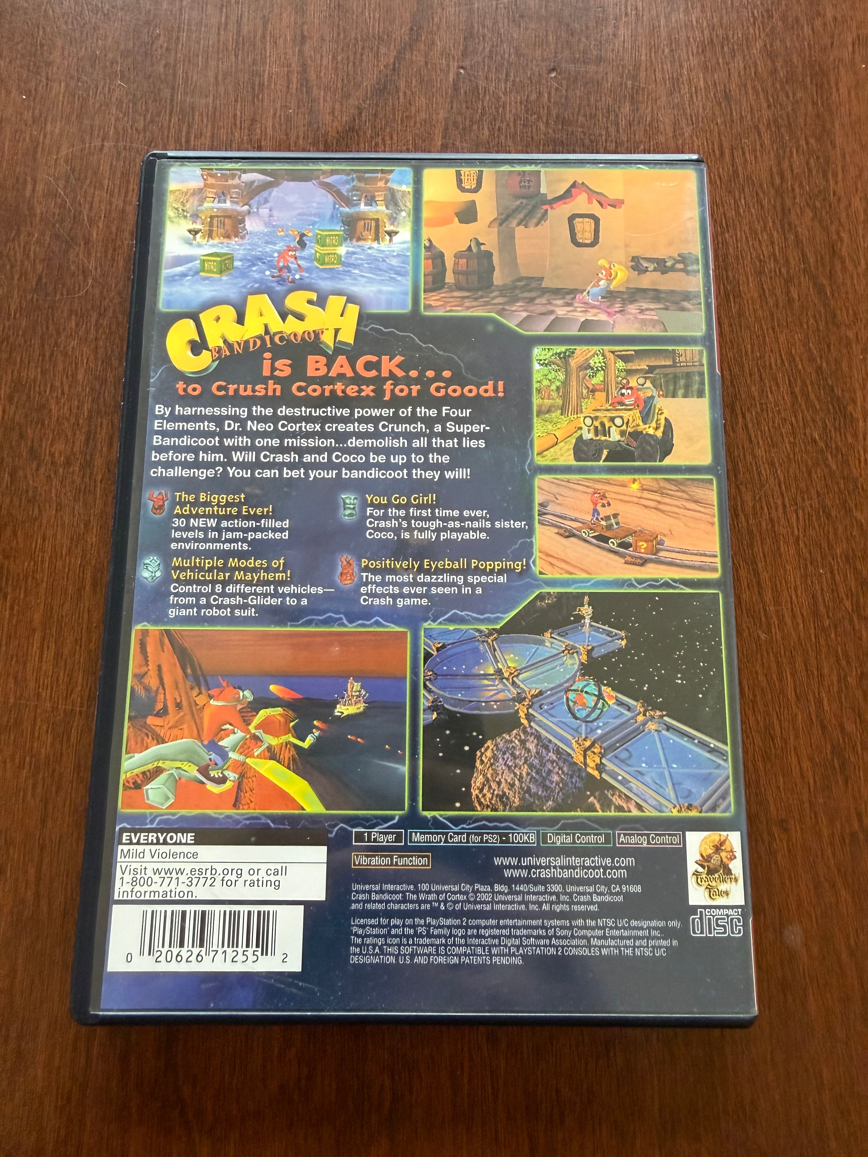 Crash Bandicoot The Wrath of Cortex (Greatest Hits) for the PS2