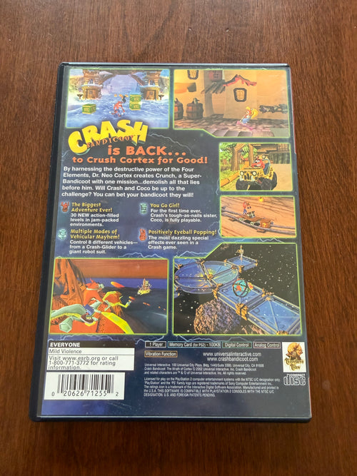 Crash Bandicoot The Wrath of Cortex (Greatest Hits) for the PS2