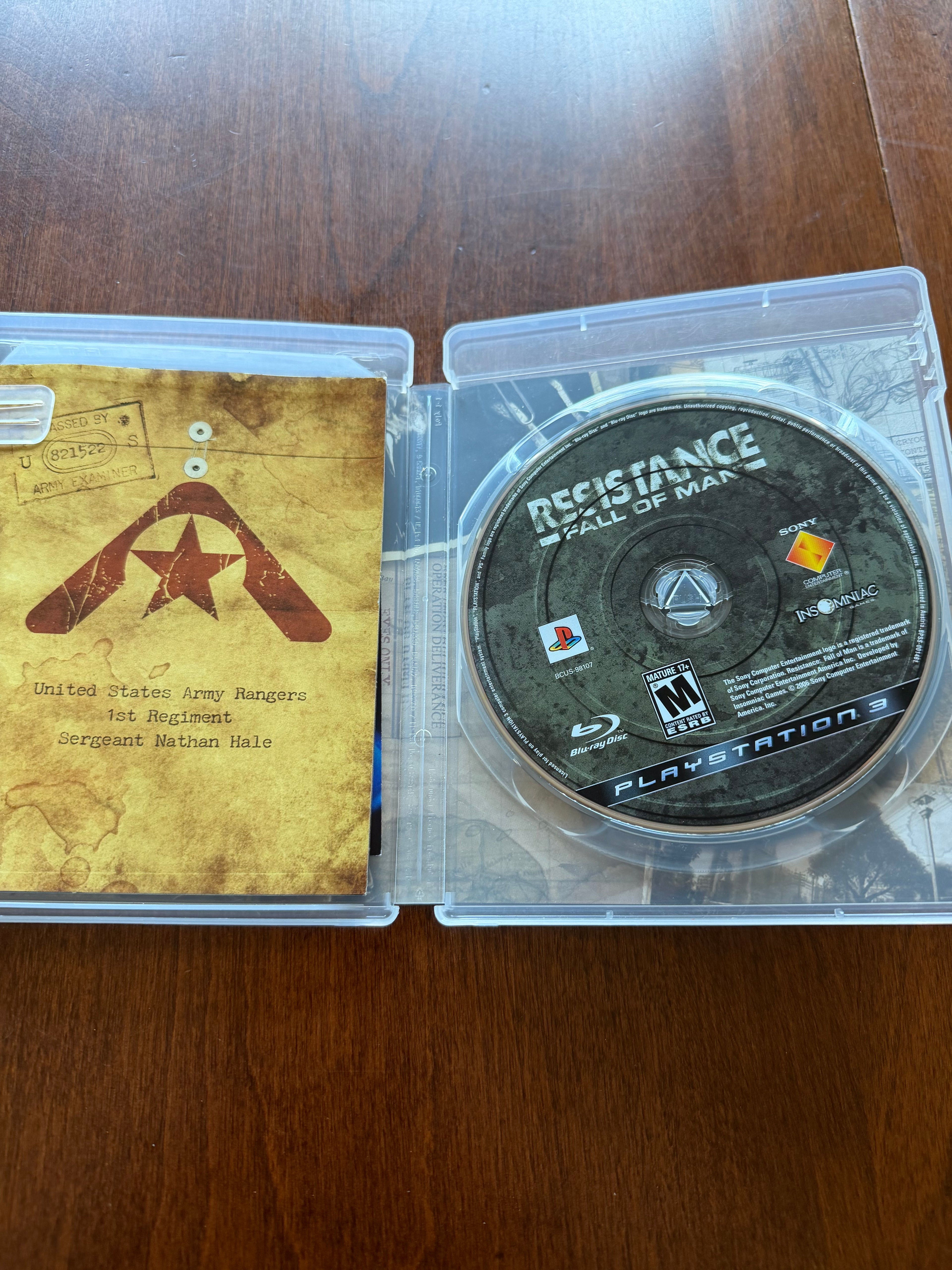 Resistance Fall of Man for the PS3 CIB