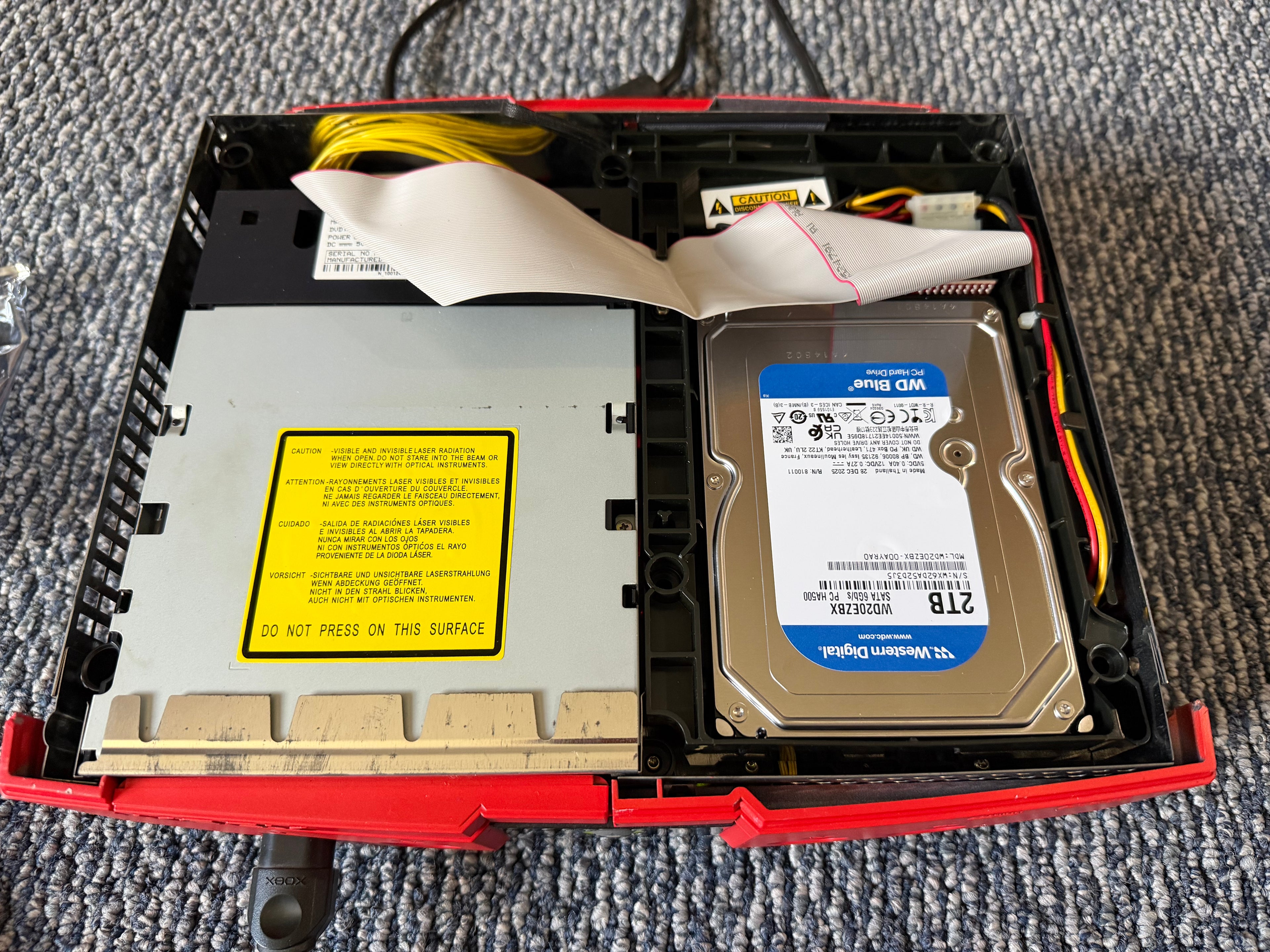 Custom Red Xbox w/ 2TB HDD