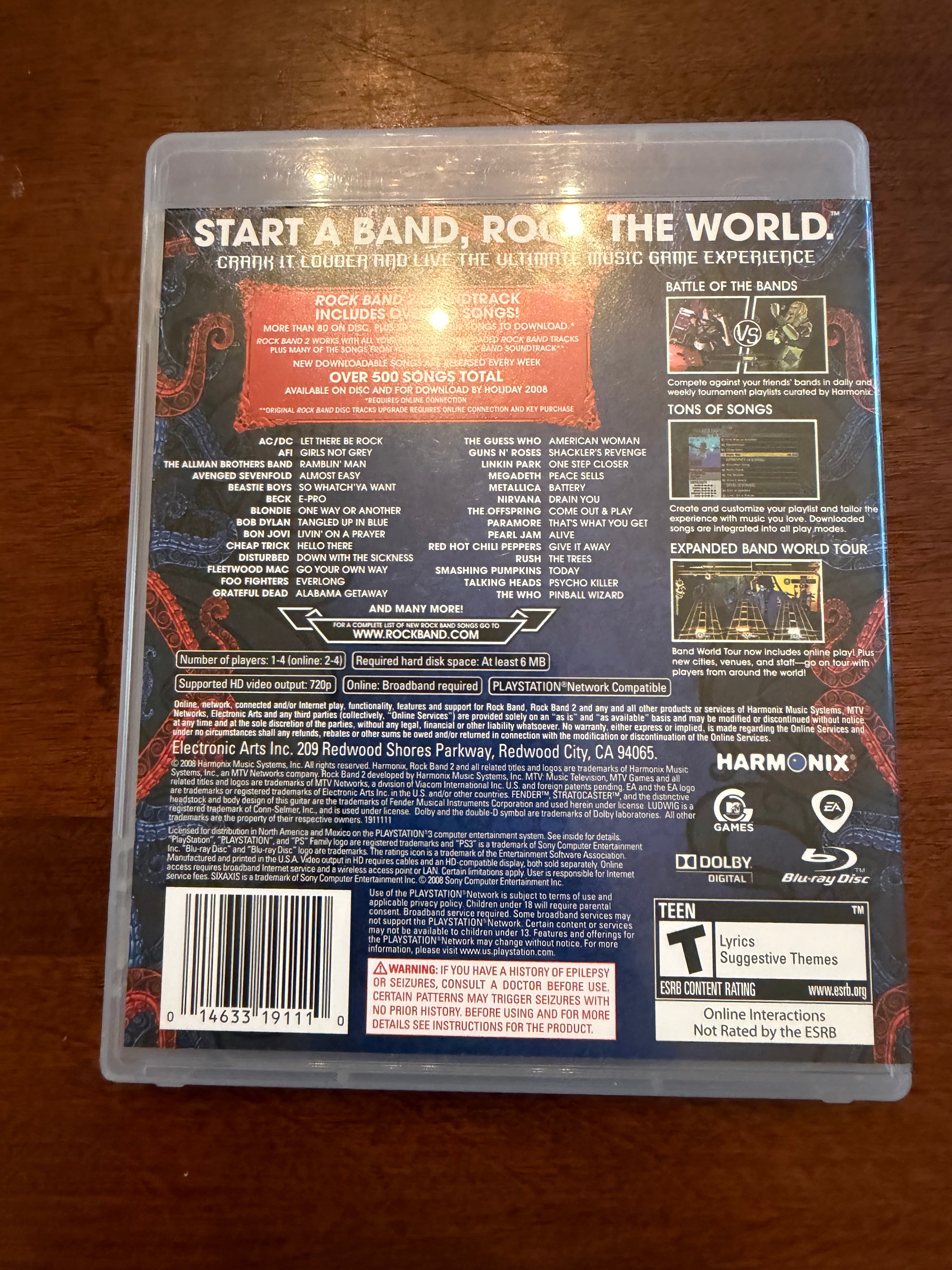 Rock Band 2 CIB for the PlayStatin 3￼￼