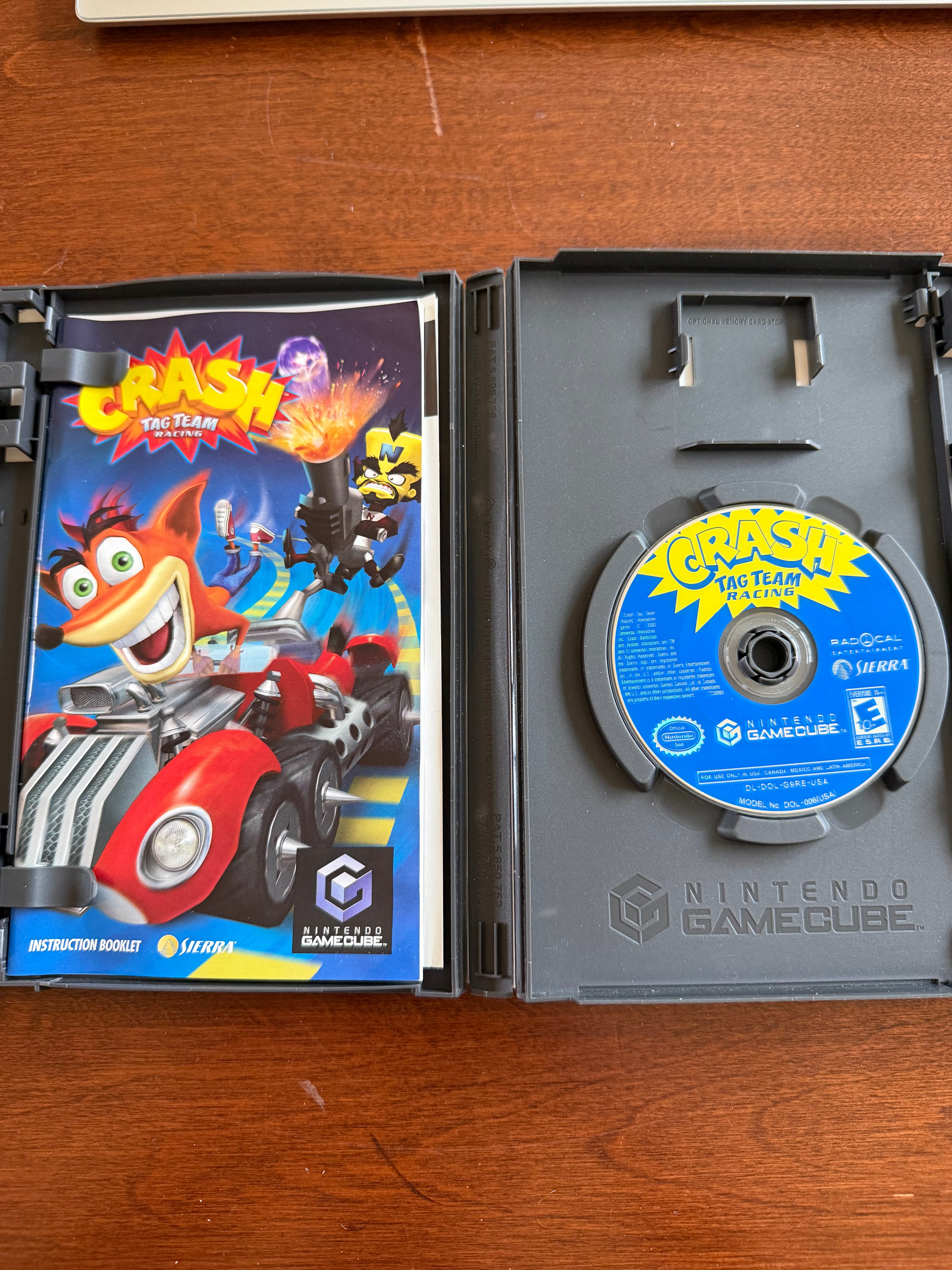 Crash Tag Team Racing CIB for the GameCube