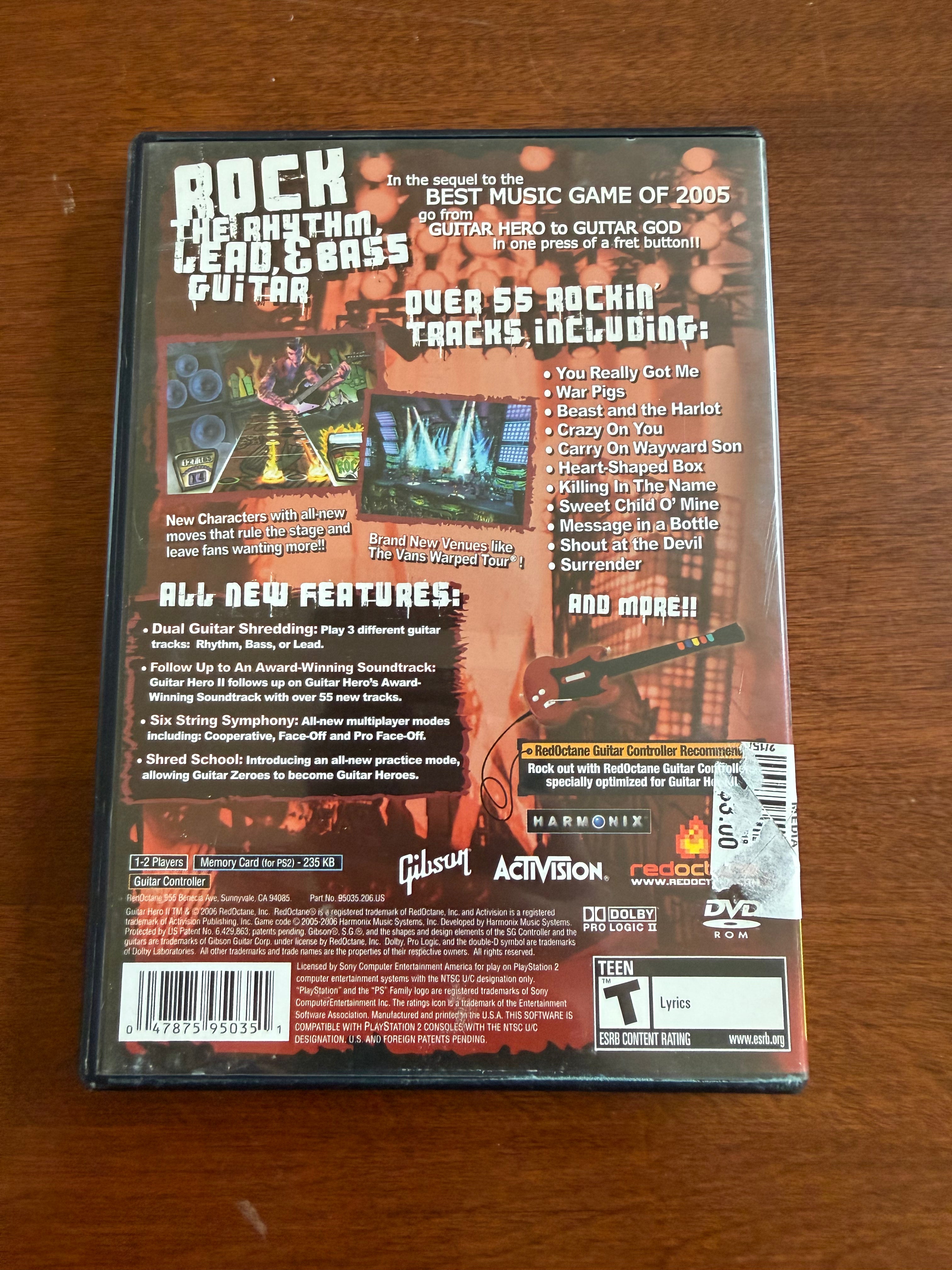 Guitar Hero II CIB for PS2